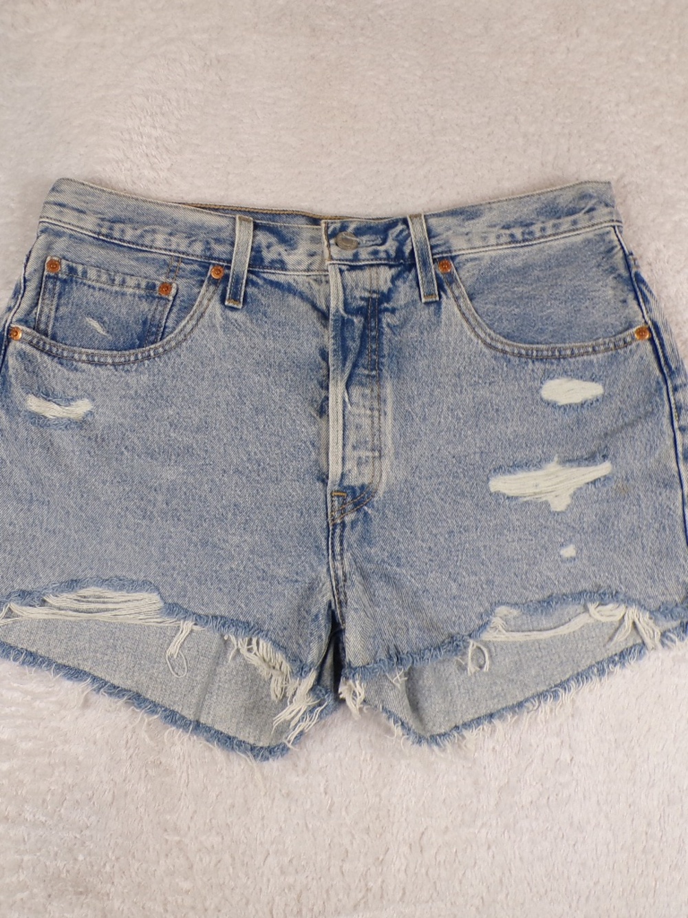 501 XX Original Fit High Rise Women's Denim Shorts Red Tag "E" PC9-56327-0235
